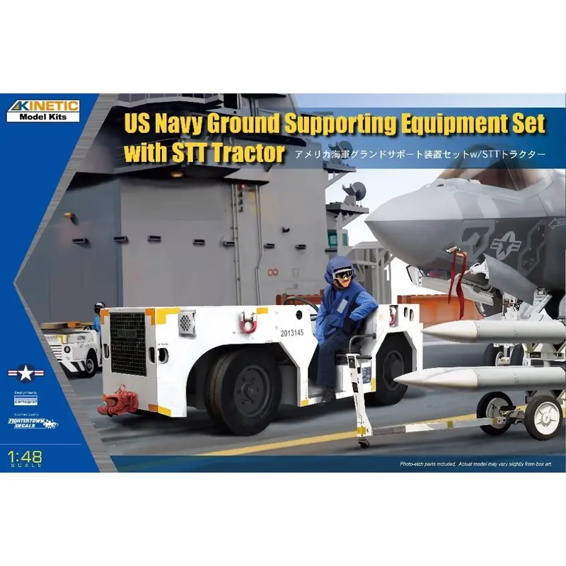 Kinetic 48115 1/48 Us Navy Ground Supporting Equipment Set W/ St 1