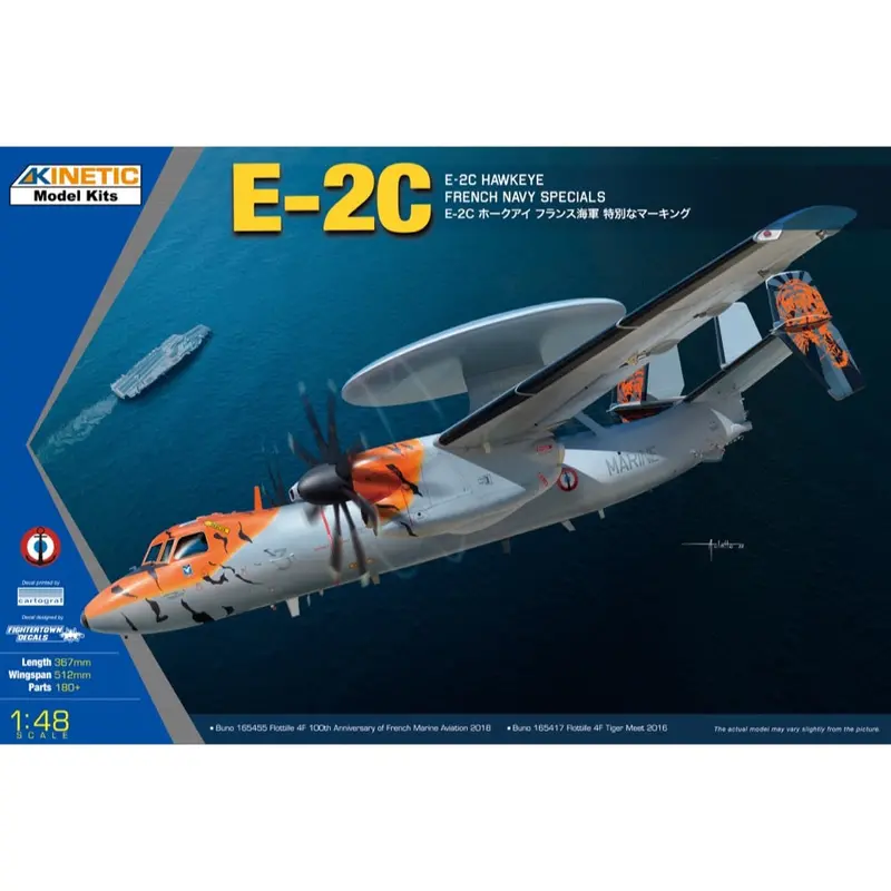 Kinetic 48122 1/48 E-2C Hawkeye French Navy Specials 1