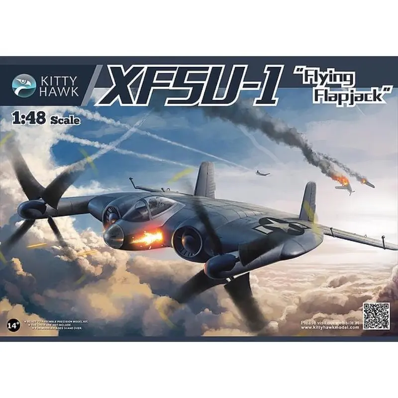 Kitty Hawk 1/48 Vought Xf5u-1 Flying Pancake 1