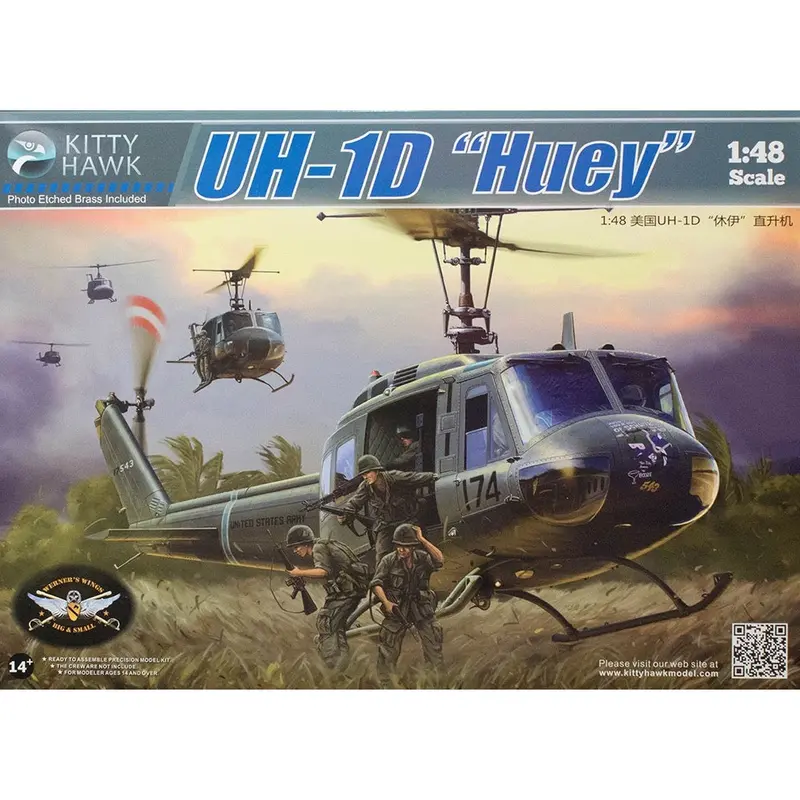 Kitty Hawk 80154 1/48 Uh-1D Huey 1
