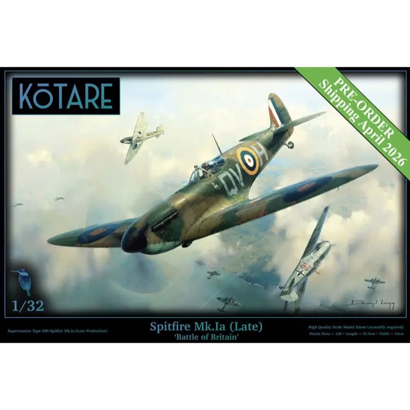 Kotare K32005 1/32 Spitfire Mk.Ia (Late) Battle Of Britain 1