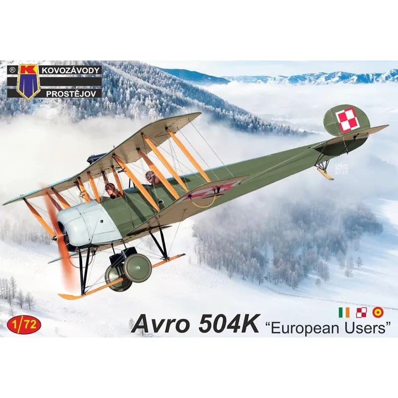 Kp Models 0465 1/72 Avro 504K European Users 1
