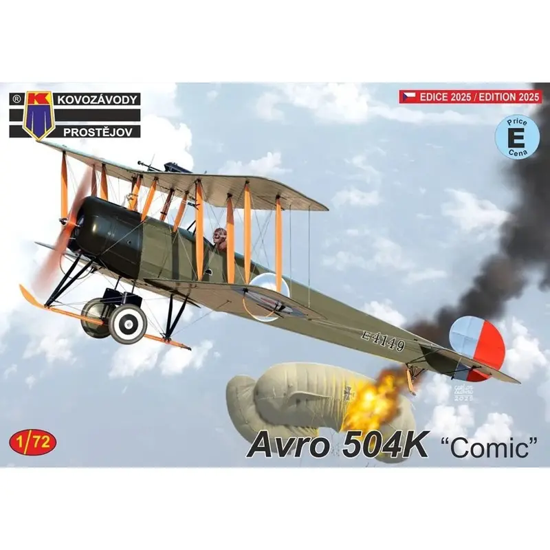 Kp Models 0494 1/72 Avro 504K Comic 1