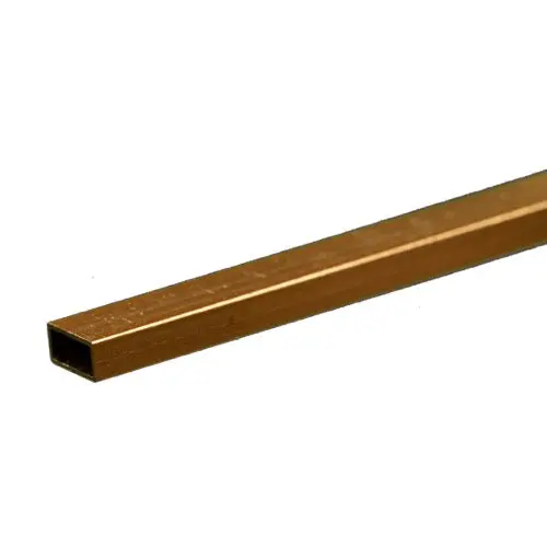K&S Metals 264F 1/8X1/4 Brass Rectangular Tube 1