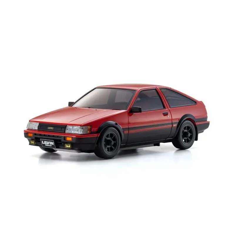 Kyosho 1/24 Mini-Z Toyota Corolla Levin Ae86 Red/Black Awd Ma-020 Readyset 32641Rbk 1