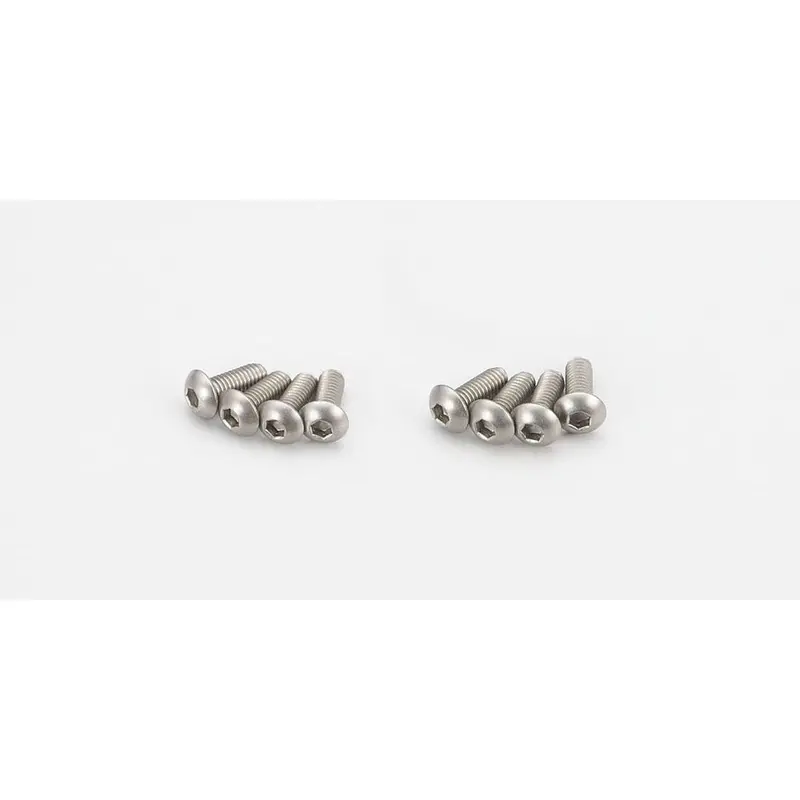 Kyosho 1-S13008ht Button Screw (Hex/Titanium/M3x8/8Pcs) 1