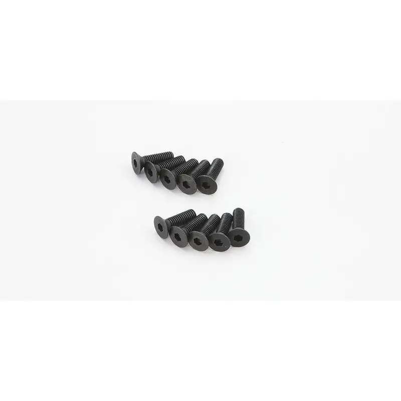 Kyosho 1-S33010h Flat Head Screw (Hex/M3x10/10Pcs) 1