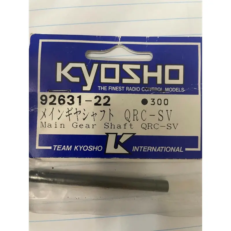 Kyosho 92631-22 G Main Gear Shaft Qrc Sv 1