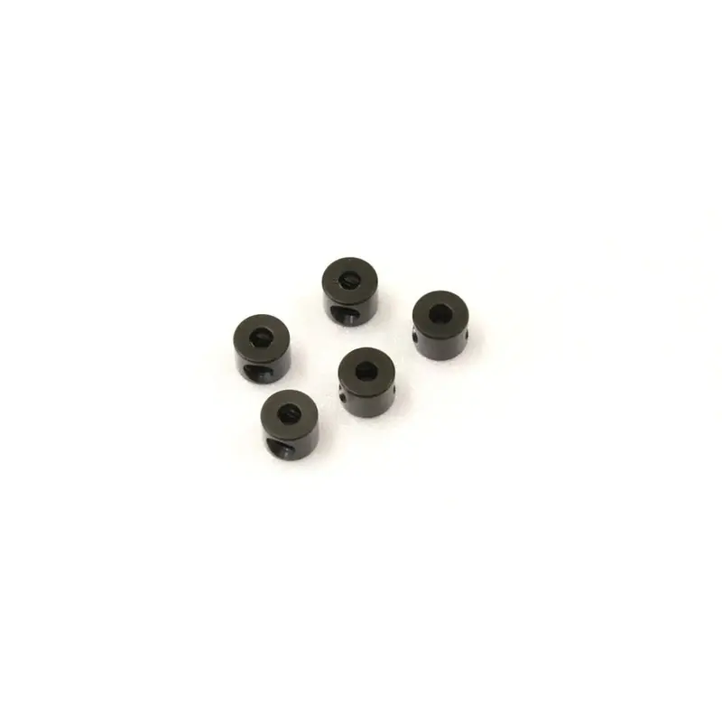 Kyosho 97049Gm Linkage Stopper (2Mm/Gunmetal/5Pcs) 1