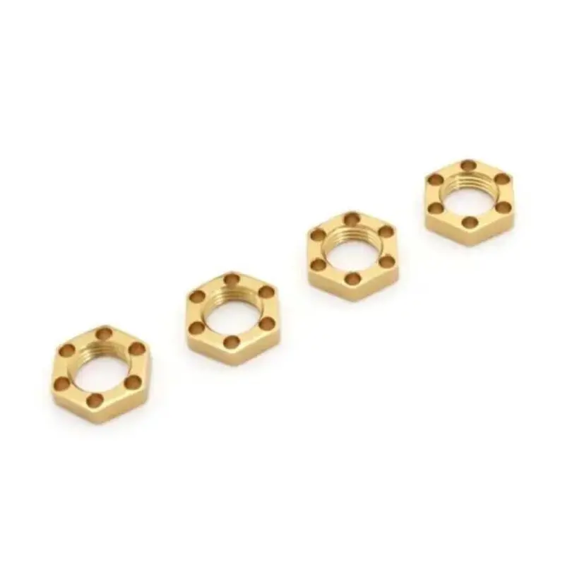 Kyosho Ef244g Lw Wheel Nut (Gold/4Pcs/Fantom Ep) [Ef244g] 1