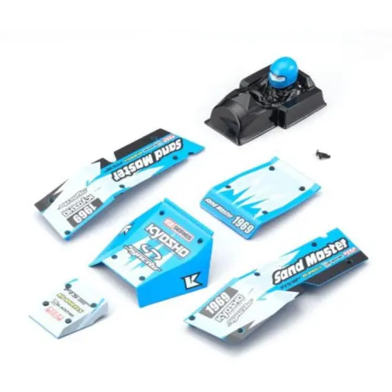 Kyosho Ez005bl Body Sandmaster Panels Blu Set 1