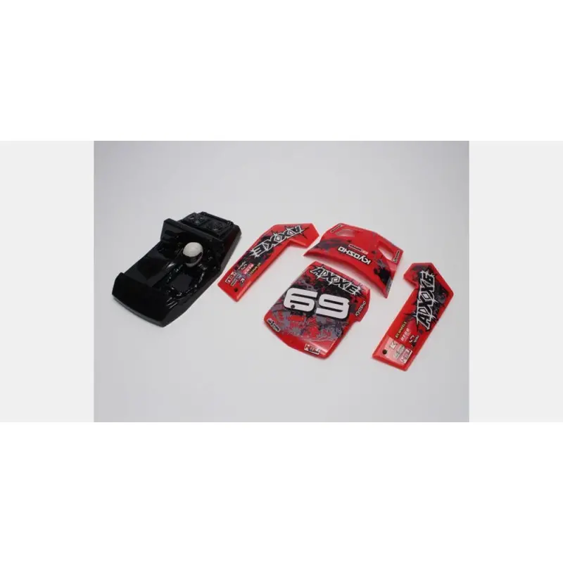 Kyosho Ez025r Outer Panel Set Red 1