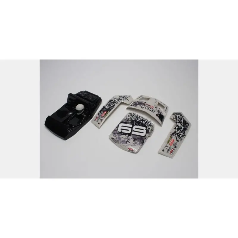 Kyosho Ez025w Outer Panel Set White 1