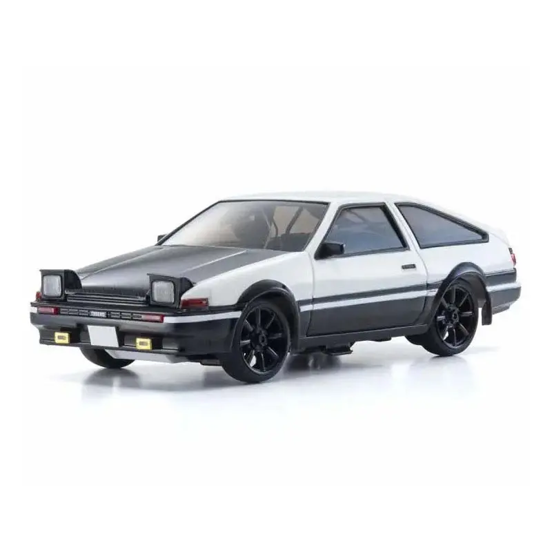 Kyosho First Mini-Z Initial D Toyota Sprinter Trueno Ae86 Rc Car W/Carbon (White/Black) 1
