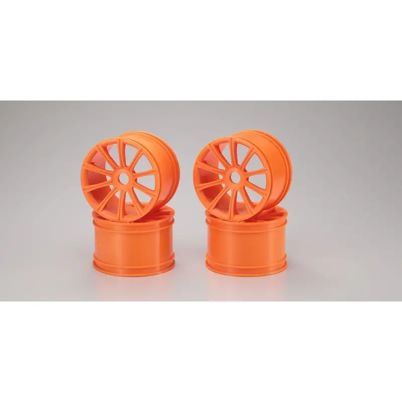 Kyosho Ish050ko Ten-Spoke Wheel (Orange/St-R/4Pcs) 1