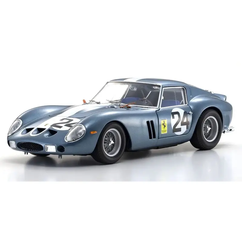 Kyosho Ksd08438d 1/18 Ferrari 250 Gto 1962 Sebring Blue No.24 1