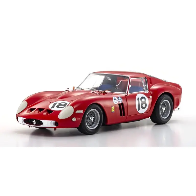Kyosho Ksd08438f 1/18 Ferrari 250 Gto 1963 Daytona 3H Red No.18 1