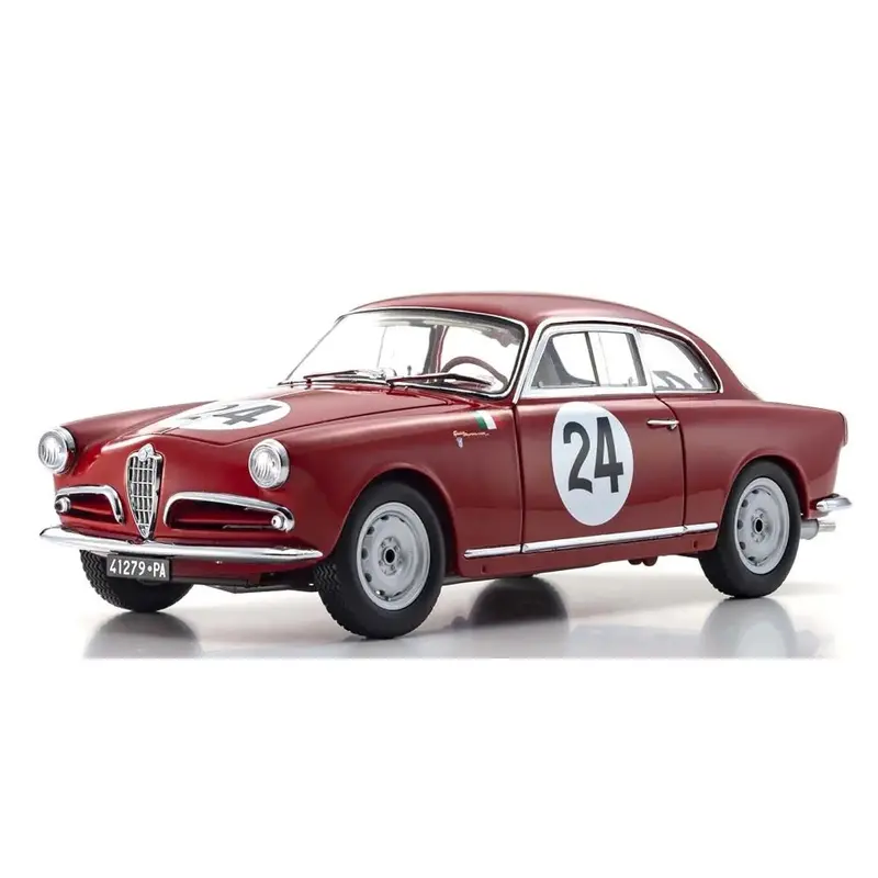 Kyosho Ksd08957b 1/18 Alfa Romeo Giulietta Sv 1958 Targa Florio No.24 1