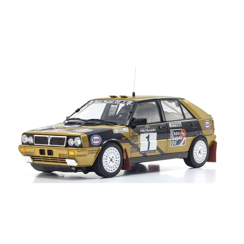 Kyosho Ksd08960d 1/18 Lancia Delta Hf 4Wd 1987 Rally Piancavallo Grifone Esso Nr. 1 Diecast Model Car 1