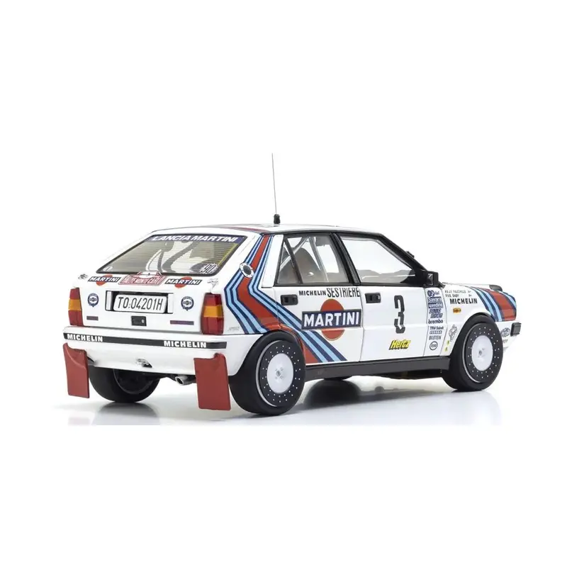 Kyosho Ksd08960f 1/18 Lancia Delta Hf 4Wd 1988 Rallye Monte Carlo Lancia Martini Nr.3 Diecast Model Car 2