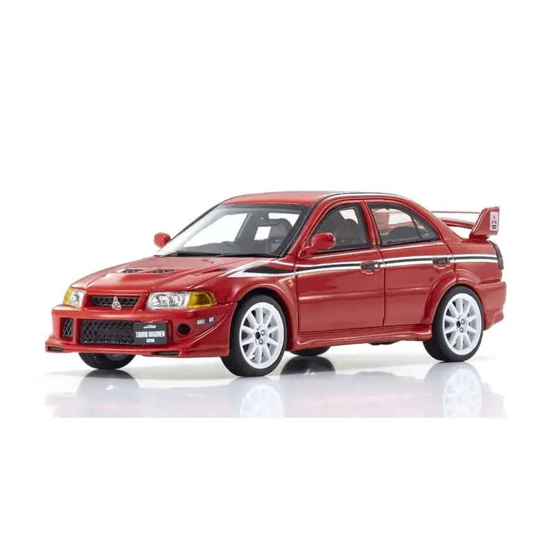 Kyosho Ksr43116r 1/43 Mitsubishi Lancer Evolution Vi Tme Red Resin Model Car 1