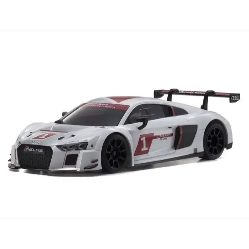 Kyosho Mini-Z Audi R8 Lms 2015 White Rwd Mr-04 Readyset 32357As 1