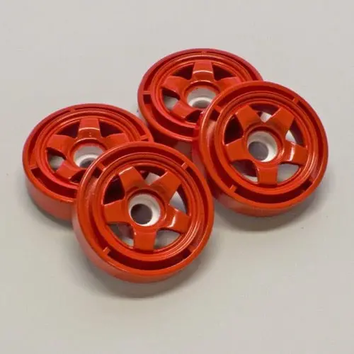 Kyosho Mvh002r Wheel Set Land Cruiser Red 1
