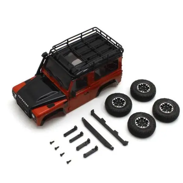 Kyosho Mxbt10mo Mx-01 Land Rover Defender 90 Adventure Phoenix Orange/Santorini Black [Mxbt10mo] 1