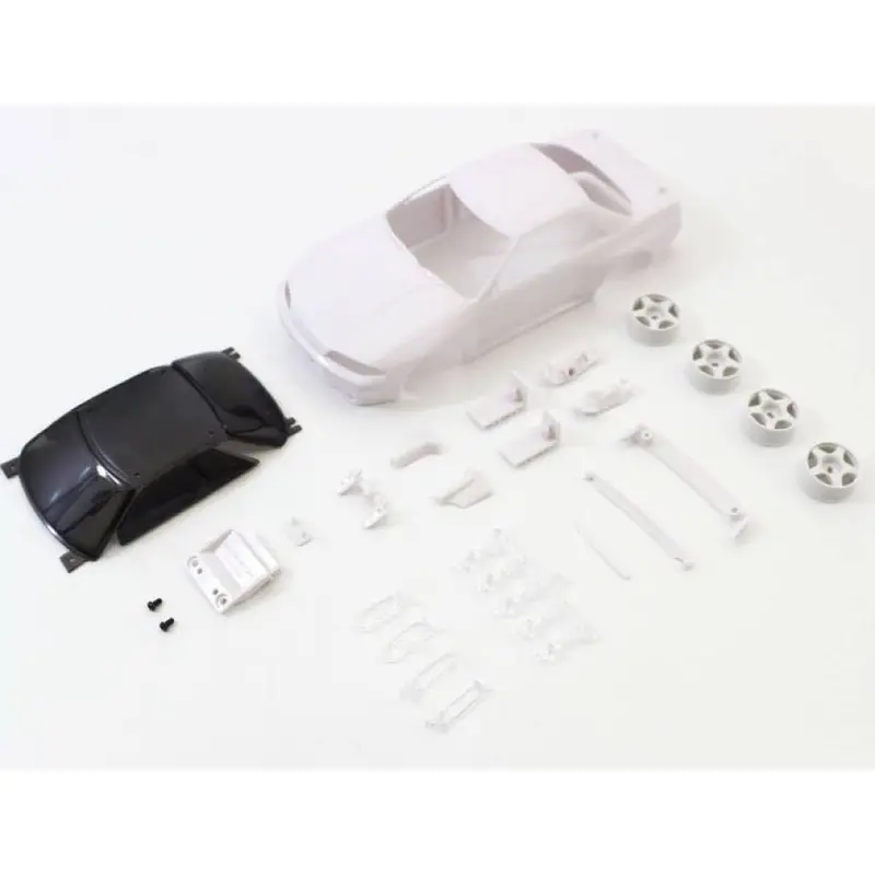 Kyosho Mzn201 Skyline Gt-R R32 Group A Specification White Body Set With Unpainted Foil 1