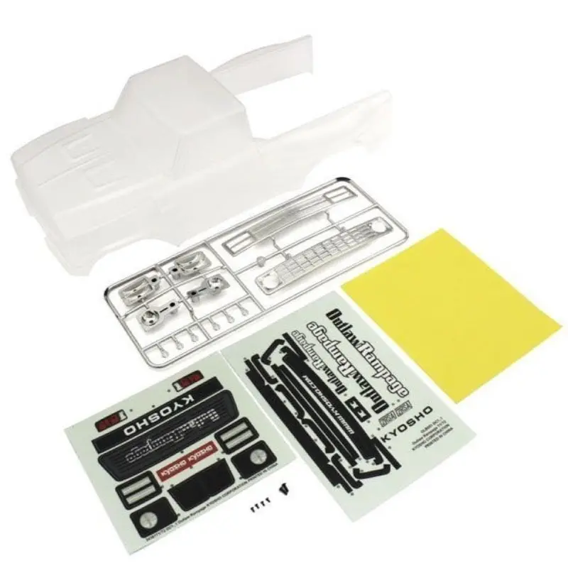 Kyosho Olb052 Clear Body Set (Outlaw Rampage Pro) 1