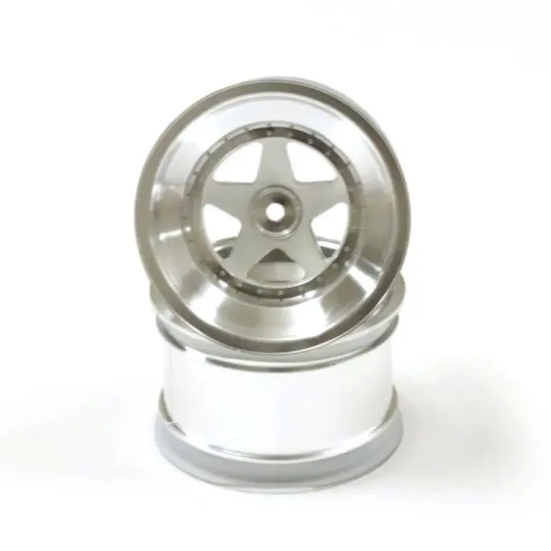 Kyosho Sch006scb Rear Wheel Scorpion 2.2 Satin Chrome 1