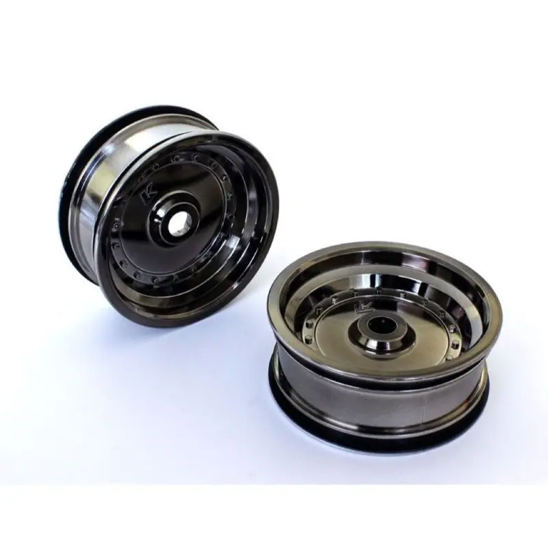 Kyosho Sxh001bc F-Wheel (Black Chrome/2Pcs/Scorpion Xxl) 1