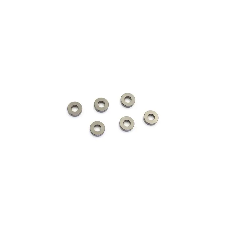 Kyosho W0144gm Aluminum Collar (3X7x2mm/Gunmetal/6Pcs) 1