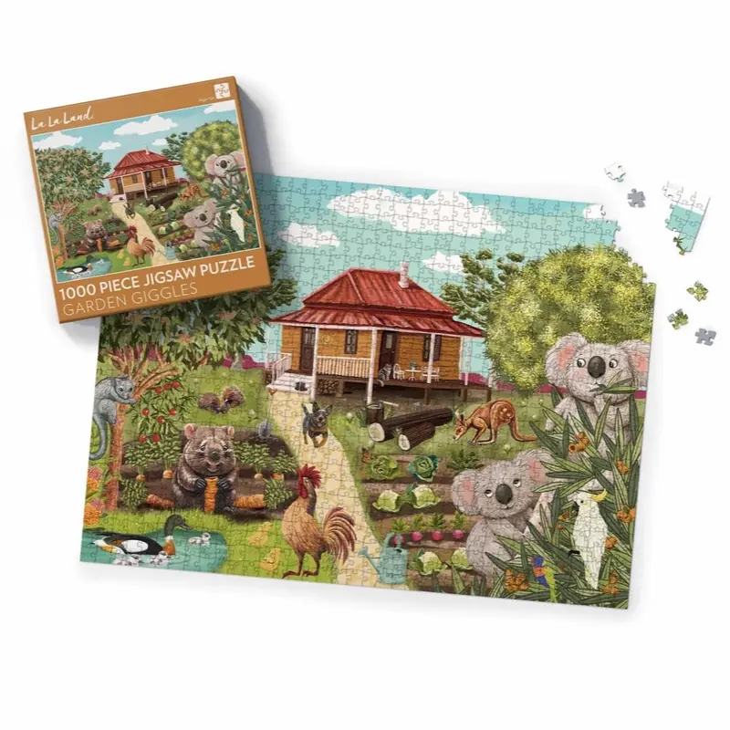 La La Land Garden Giggles 1000Pc Jigsaw Puzzle 1