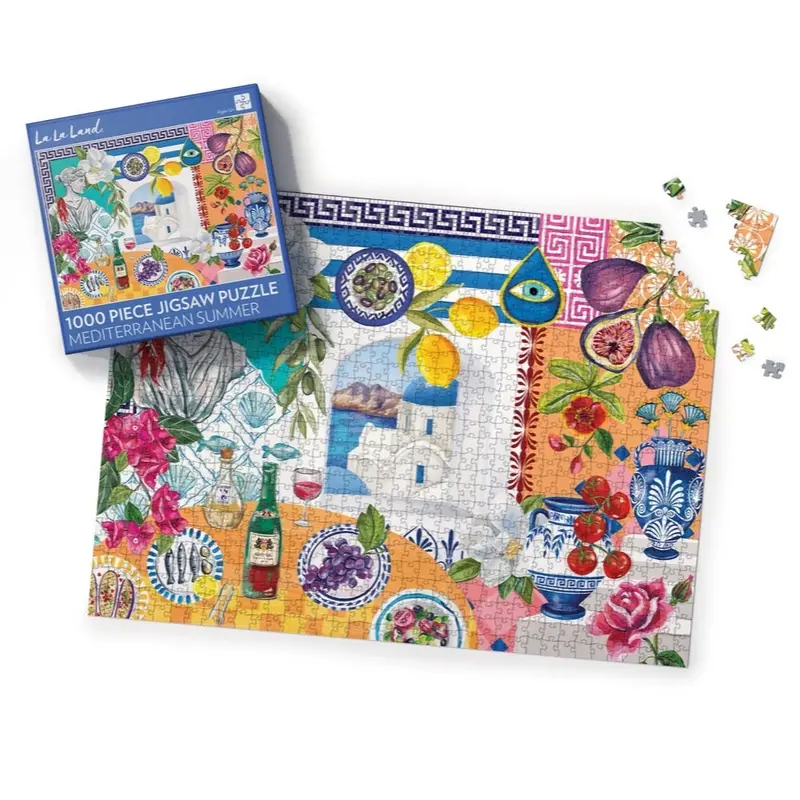 La La Land Mediterranean Summer 1000Pc Jigsaw Puzzle 1