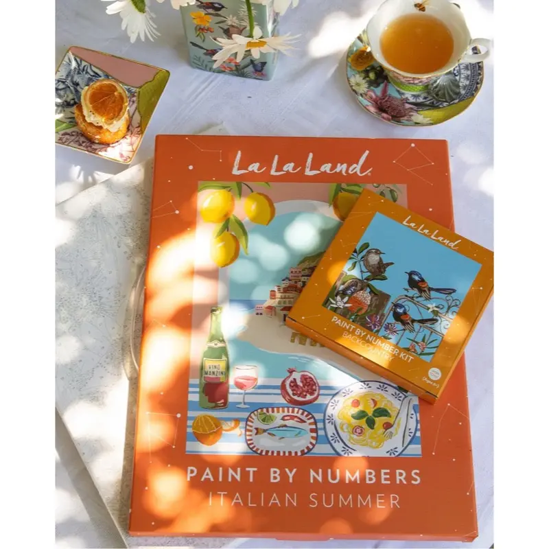 La La Land Paint By Numbers Kit Italian Summer Window 2