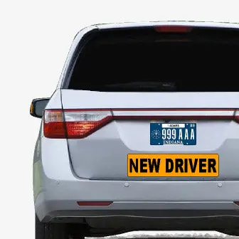 Large New Driver Sticker For Teen Driver Safety 24X6 1