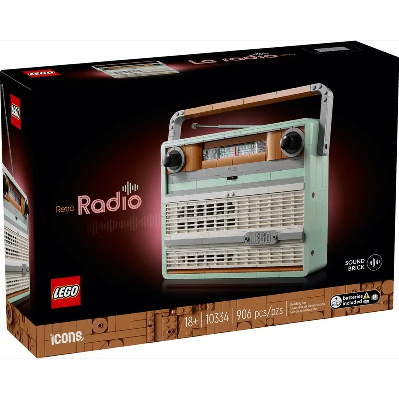 Lego 10334 Icons Retro Radio 1