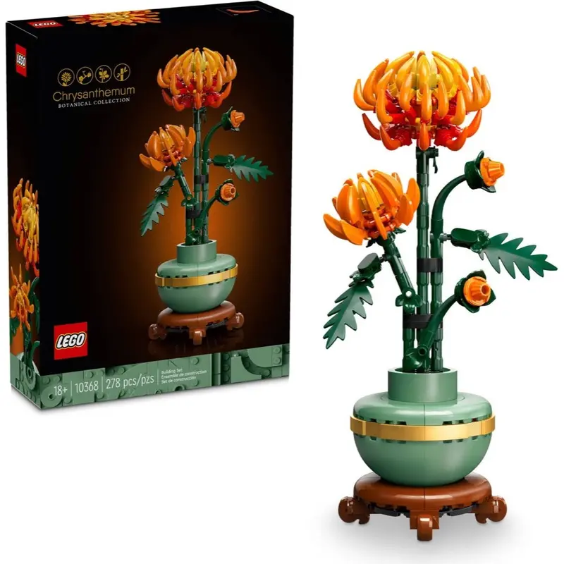 Lego 10368 Icons Chrysanthemum 1