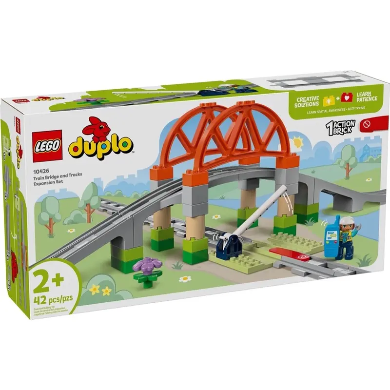 Lego 10426 Duplo Train Bridge And Tracks Expansion Set 1