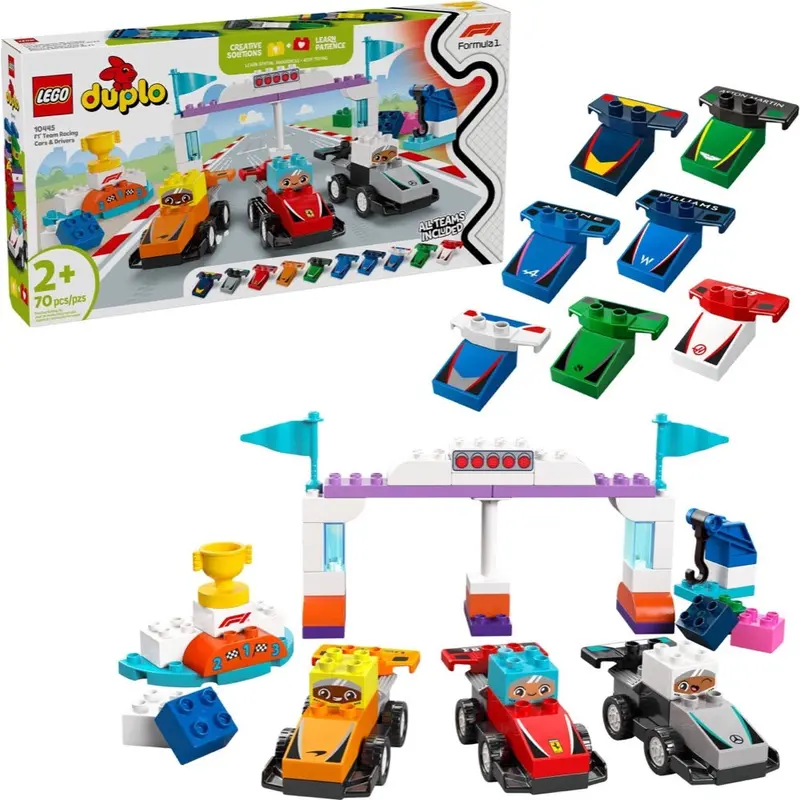 Lego 10445 Duplo F1 Team Race Cars & Drivers 1