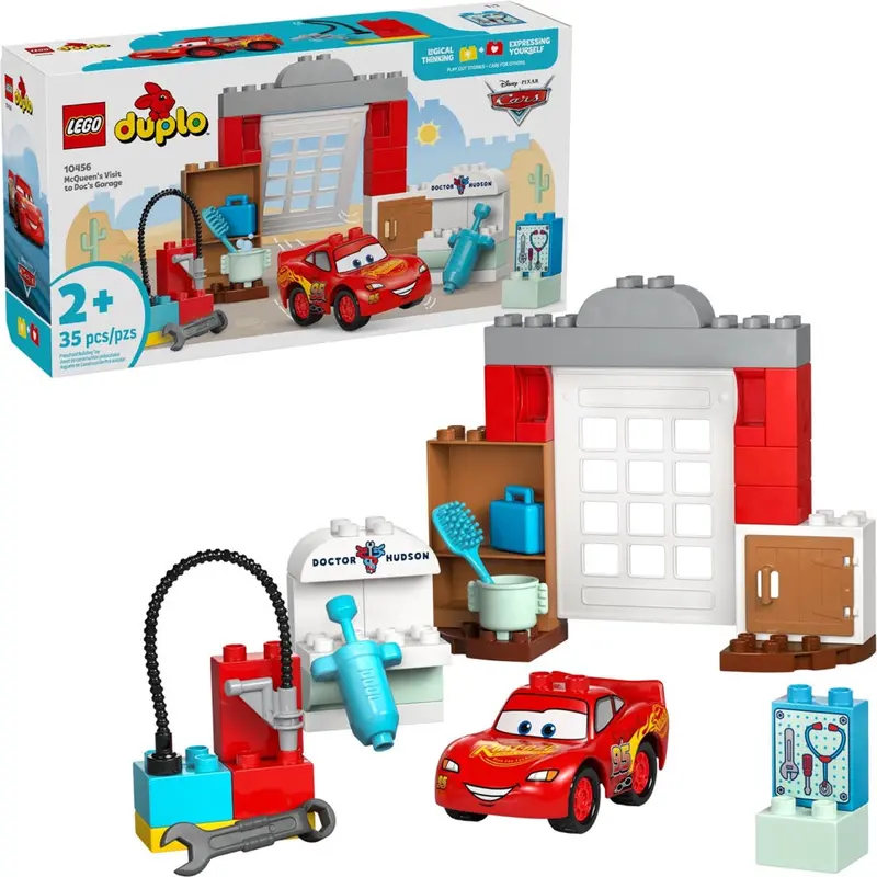 Lego 10456 Duplo Mcqueen's Visit To Doc's Garage 1