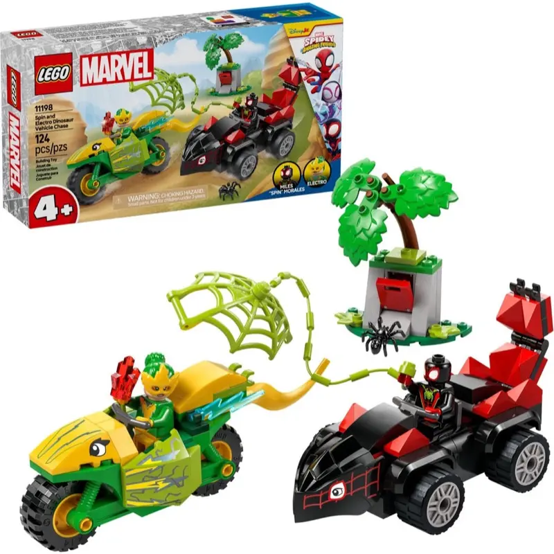 Lego 11198 Spidey Spin And Electro Dinosaur Vehicle Chase 1