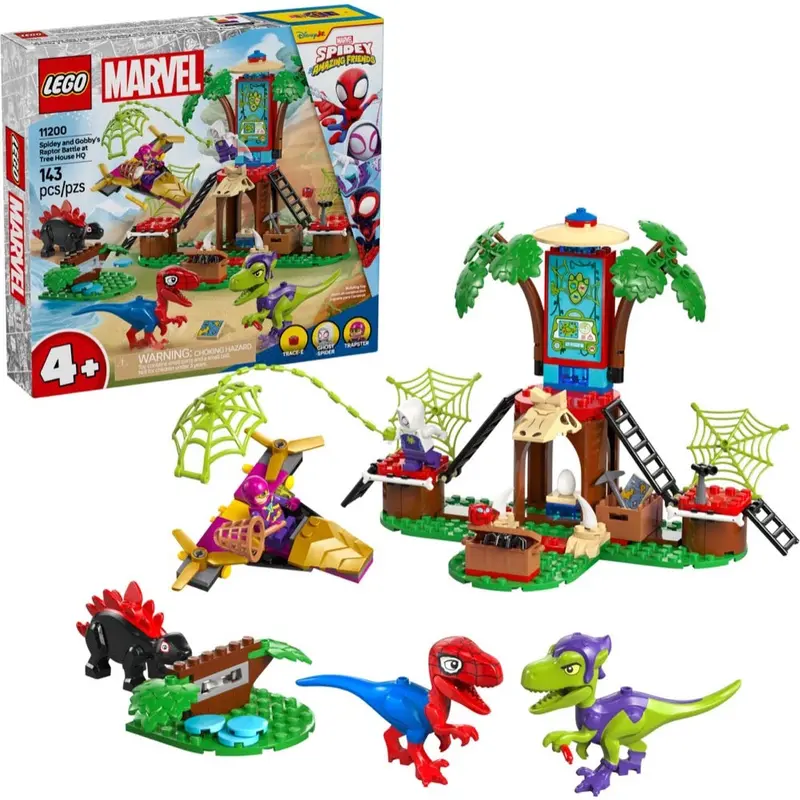 Lego 11200 Spidey Spidey And Gobby's Raptor Battle At Tree 1