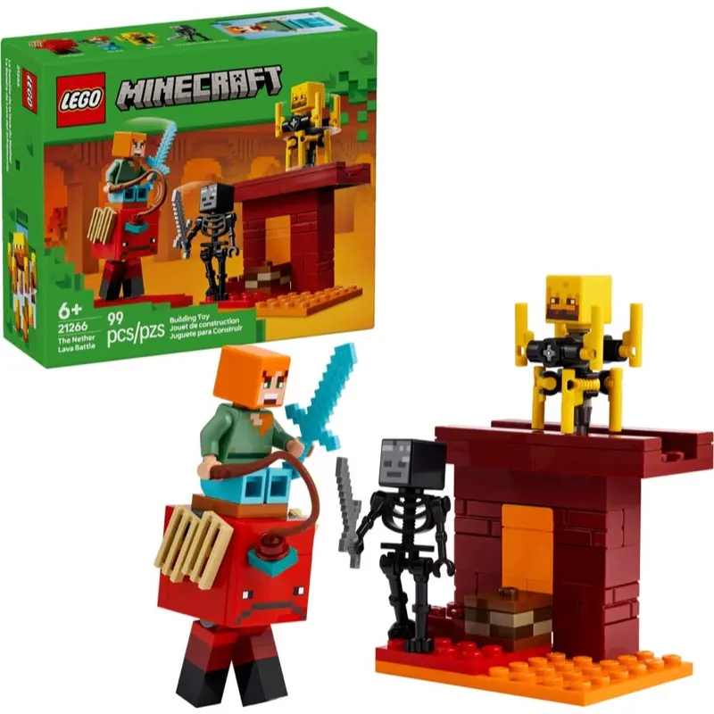 Lego 21266 Minecraft The Nether Lava Battle 1