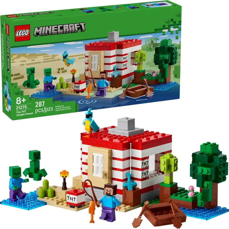 Lego 21275 Minecraft The Tnt Jungle House 1
