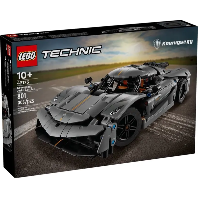 Lego 42173 Technic Koenigsegg Jesko Absolut Grey Hypercar 1