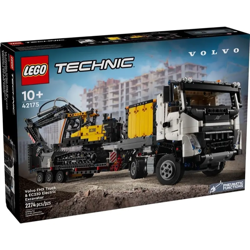 Lego 42175 Technic Volvo Fmx Truck & Ec230 Electric Excavator 1