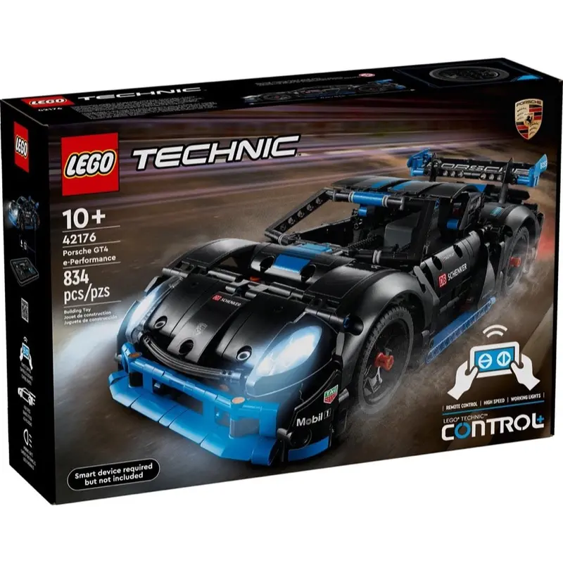 Lego 42176 Technic Porsche Gt4 E-Performance Race Car 1