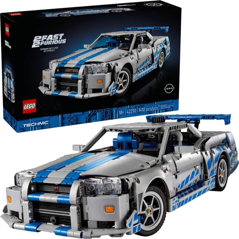 Lego 42210 Technic 2 Fast 2 Furious Nissan Skyline Gt-R (R34) Car 1